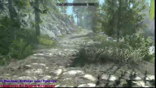 Skyrim Trolling giants and shooting them in the asscheeks XD