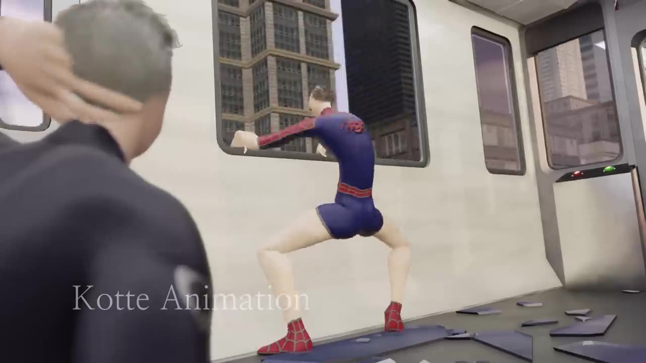 Spider Man Stop The Train