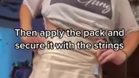 How to apply a castor oil liver pack