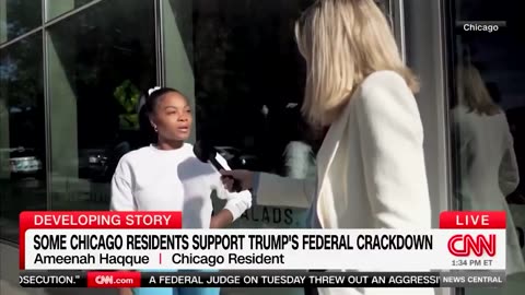 CNN accidently aired a Chicago resident saying crime hasn't decreased because of "Defund the Police"