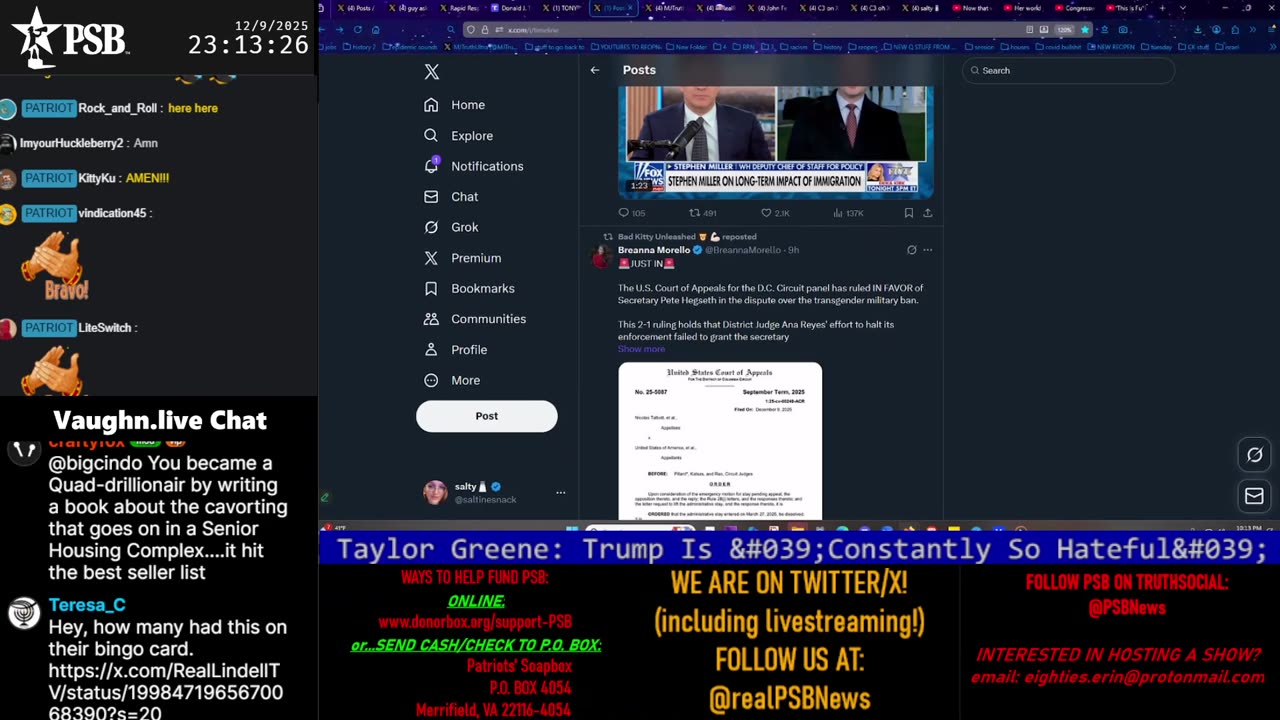 Patriots' Soapbox NEWS - LIVE 24/7!