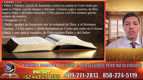 Tema: El mensaje a LaOdicea # 2 y Esc # 1