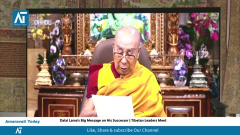 Dalai Lama's Big Message on His Successor | Tibetan Leaders Meet | Amaravati Today World News