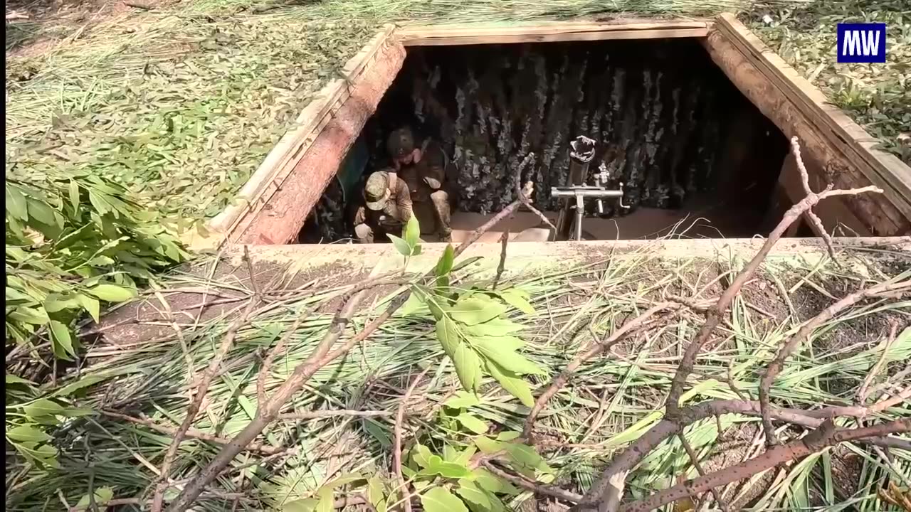 Mortar Teams of the Tank Division Enhance Shooting