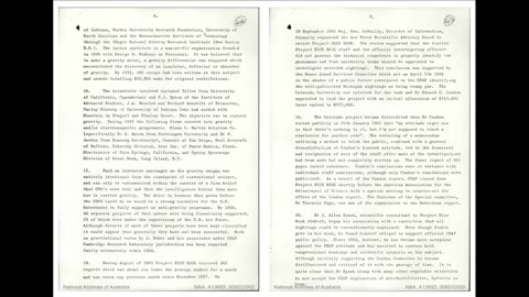 These Australian Government Documents Blow The Lid Off The Anti-Gravity Technology / UFO Coverup!