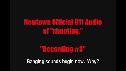 "There's a rumor it's fake." - Audio from within 911 Call Center of Newtown (Sandy Hook Elementary)