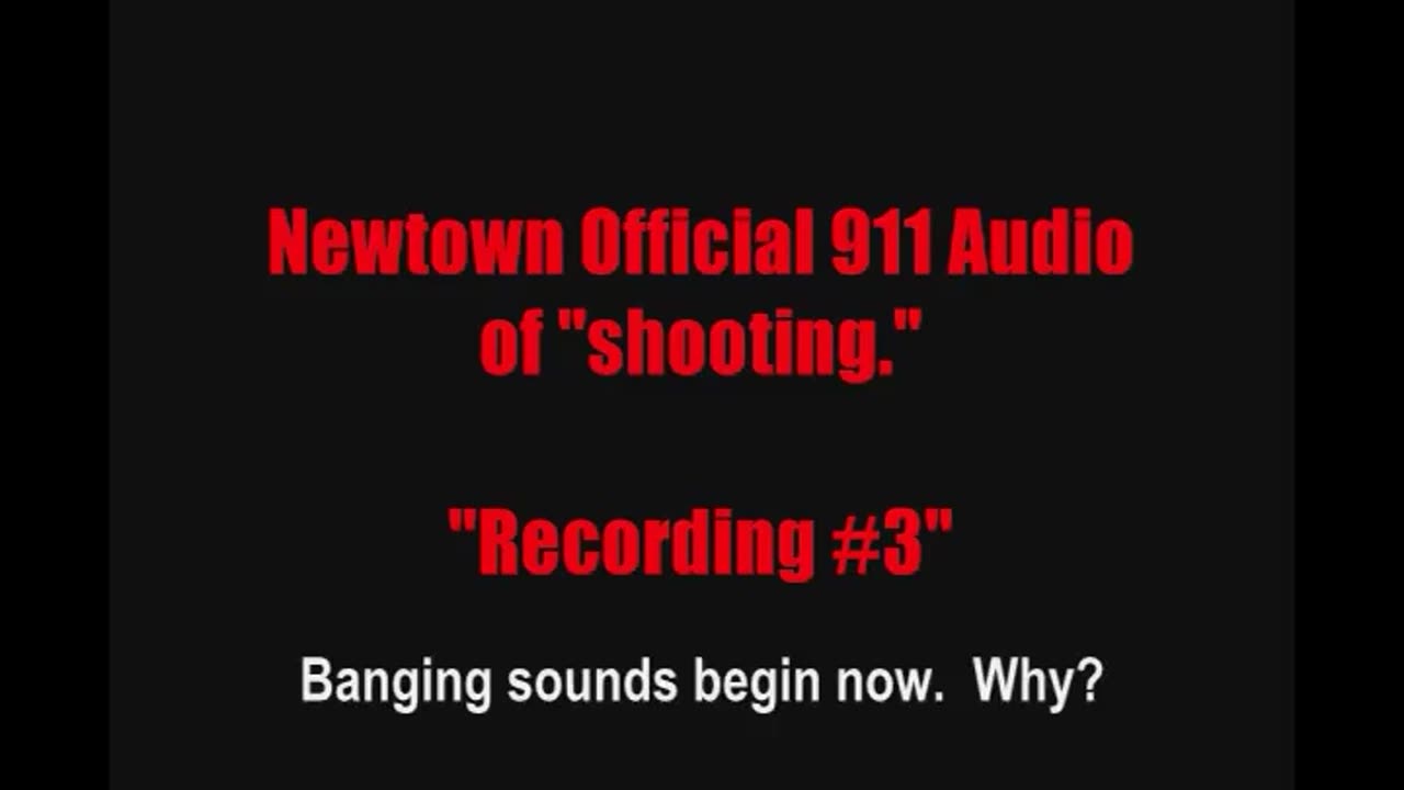 "There's a rumor it's fake." - Audio from within 911 Call Center of Newtown (Sandy Hook Elementary)