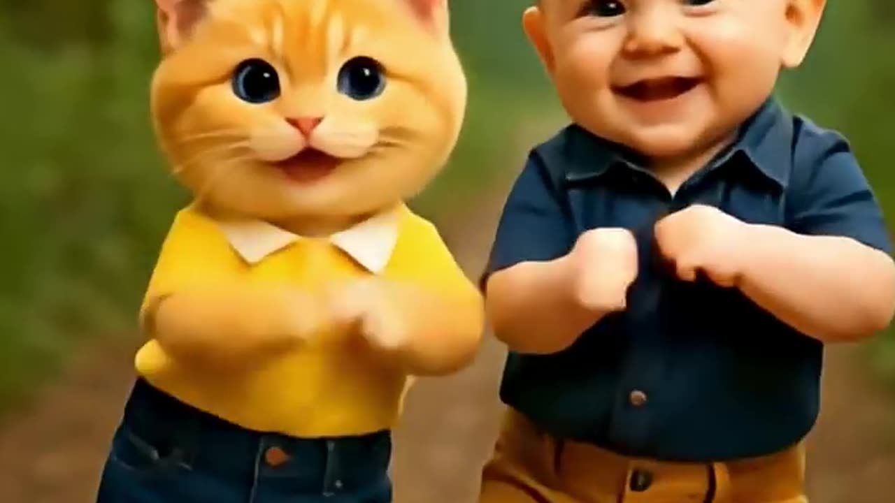Cat Funny Dance