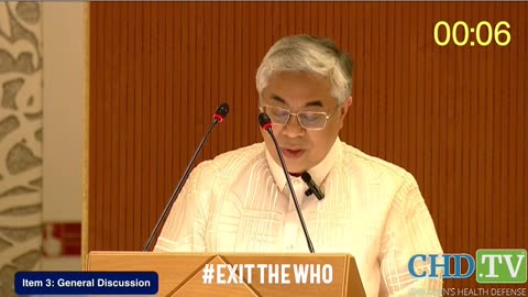 Philippines Claims Need for Global Governance at World Health Assembly