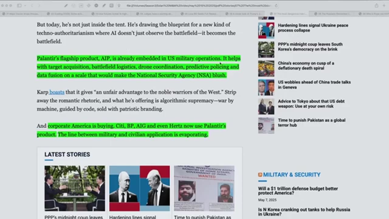 The Line Between Military & Civilian Applications Is Evaporating Thats Called Fascism! Solari Report