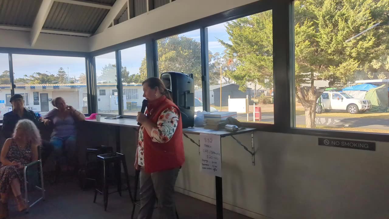 Kathy, PHA, health and wellness alternatives - Speech at 8:32 Muster, Moana, SA 22/3/2025