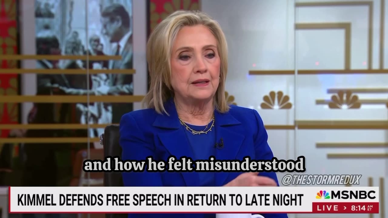 WICKED: Democrats Send Out Soulless Hillary to Gaslight Americans that Democrats Are Actually the Victims of Censorship