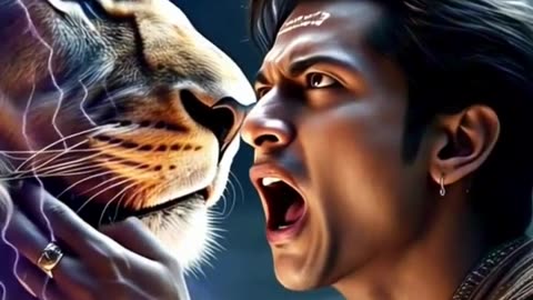 Man Convert to Lion