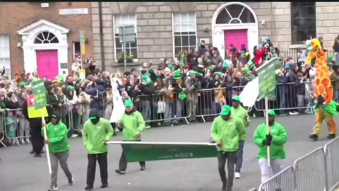 The St Patrick's Day parade in Dublin has been completely diversified.