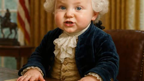 George Washington (Baby) Tells His Life Story and How He Was There as a Founding Father of the U.S.