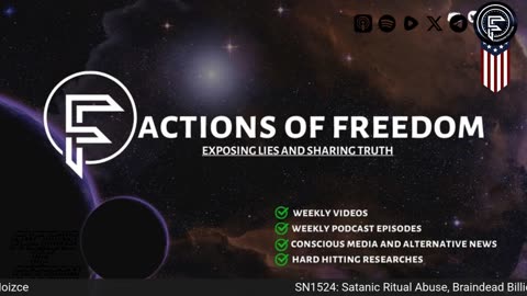 SN1524: Satanic Ritual Abuse, Braindead Billions & History’s Actors⚠️