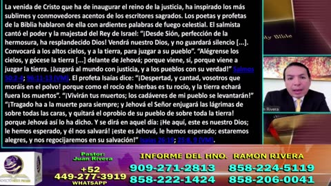 RETRASMISSION REPORTE DEL PASTOR ACERCA DE LA FAMILIA
