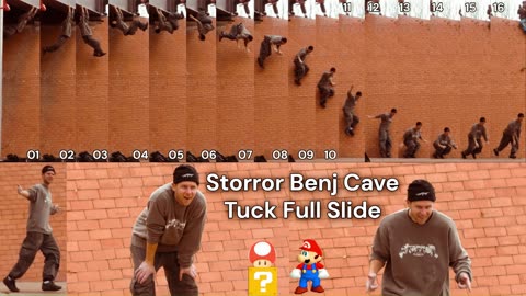 Prototype 118: Storror Benj Cave uses Gymnastics Bars move, Tuck Full Slide