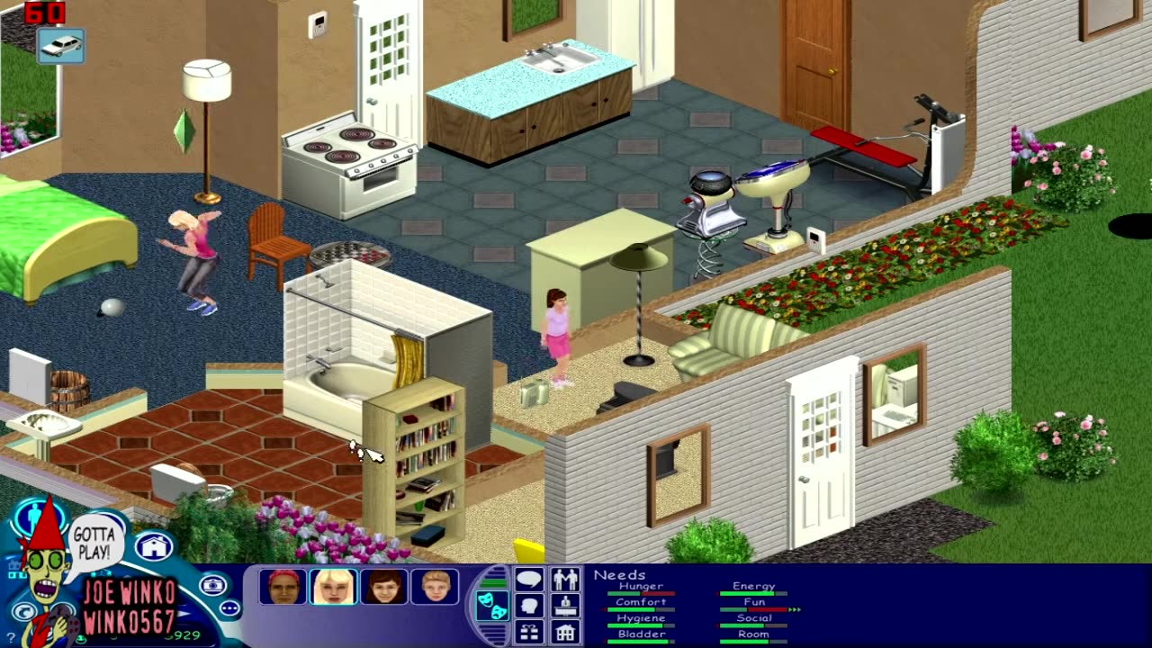 Sims 1 Gameplay Series 1x08 Joe Winko