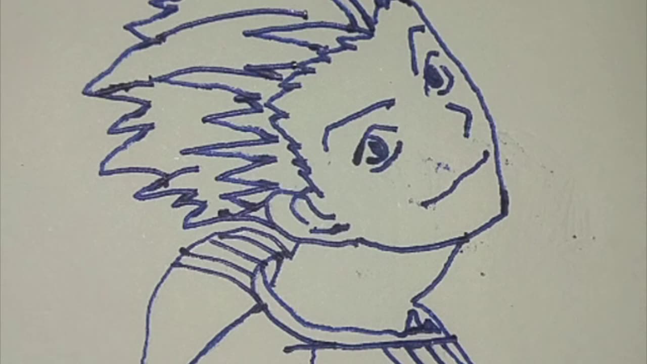 Fan Pen Art Sketch – Iconic Character Tribute🔥