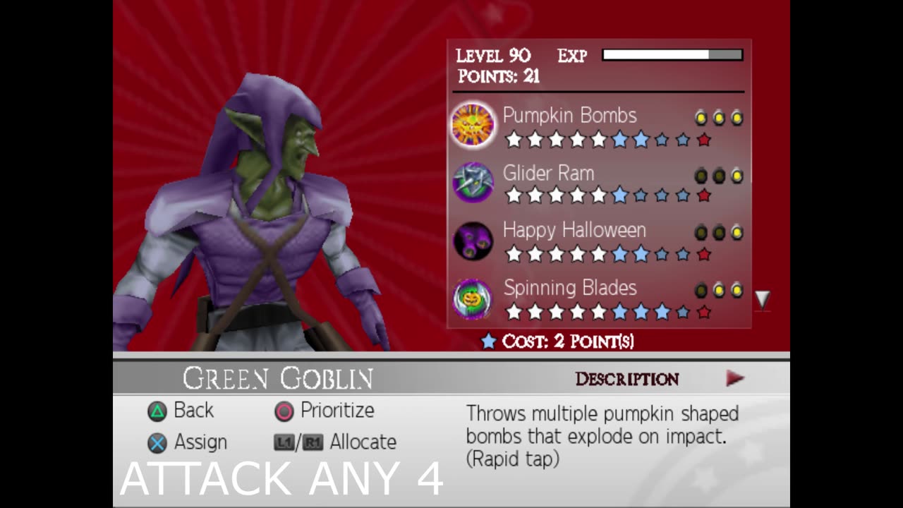 Ultimate Alliance 2 Green Goblin Voicelines