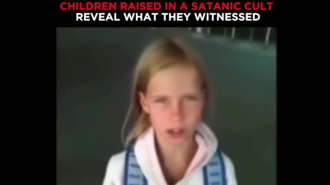 Children raised in a Satanic cult reveal what they witnessed How deep does this evil go? 