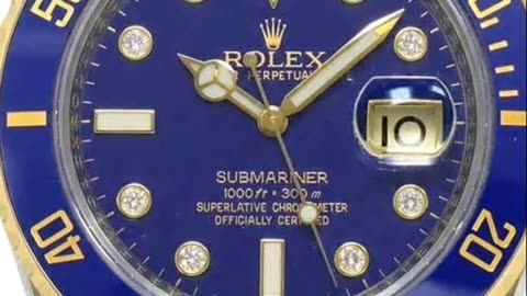 Rolex Submariner Diamond YG Watch