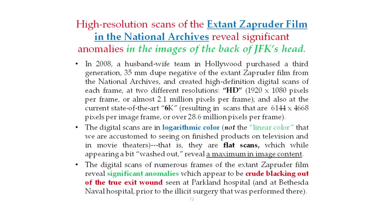 Horne on Wilkinson's 6K Forensic Version of Z Film