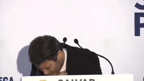 André Ventura, the leader of Portugal’s far-right Chega party, collapsed during a campaign rally i