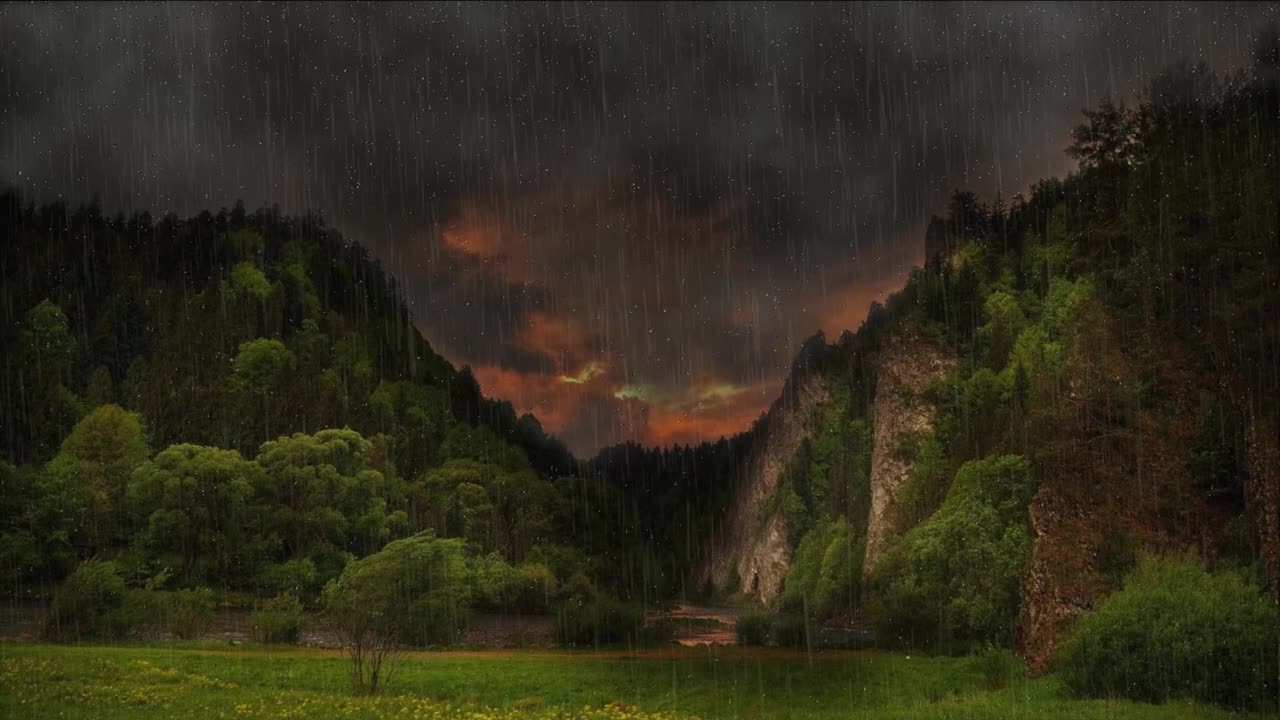 🌧️✨ Rain & 258Hz | Deep Healing Meditation Music for Sleep, Focus & Inner Peace