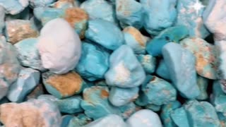 20250803-9 Natural Original Turquoise Rough Lock Earth's Green Rhyme
