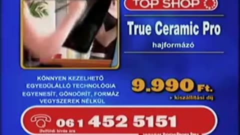 Top Shop | True Ceramic Pro hajformázó (2006)