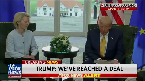 Trump reaches HISTORIC TRADE DEAL with the EU.