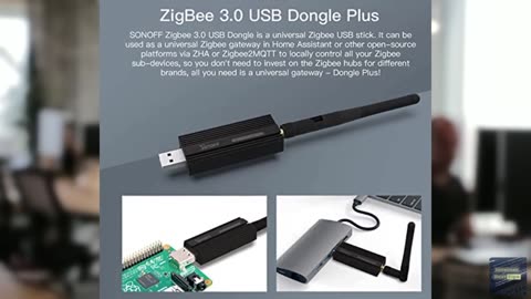 SONOFF Zigbee 3.0 USB Dongle Plus Gateway, Universal Zigbee USB Gateway with Ant
