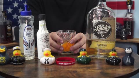 PVT Philip Geary - Ole Smoky Banana Old Fashioned w Black Walnut Bitters