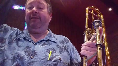 Trombone Method Excellerators from Standard of Excellence Page 39 and 58