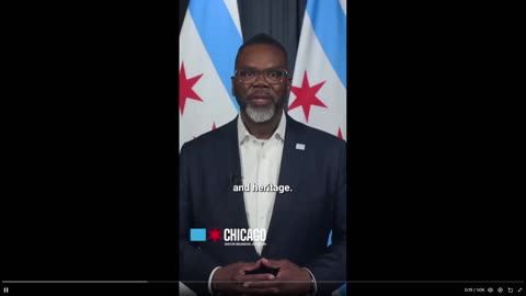 Low life Chicago Mayor insults all Americans, talks about Africa Day, no Memorial