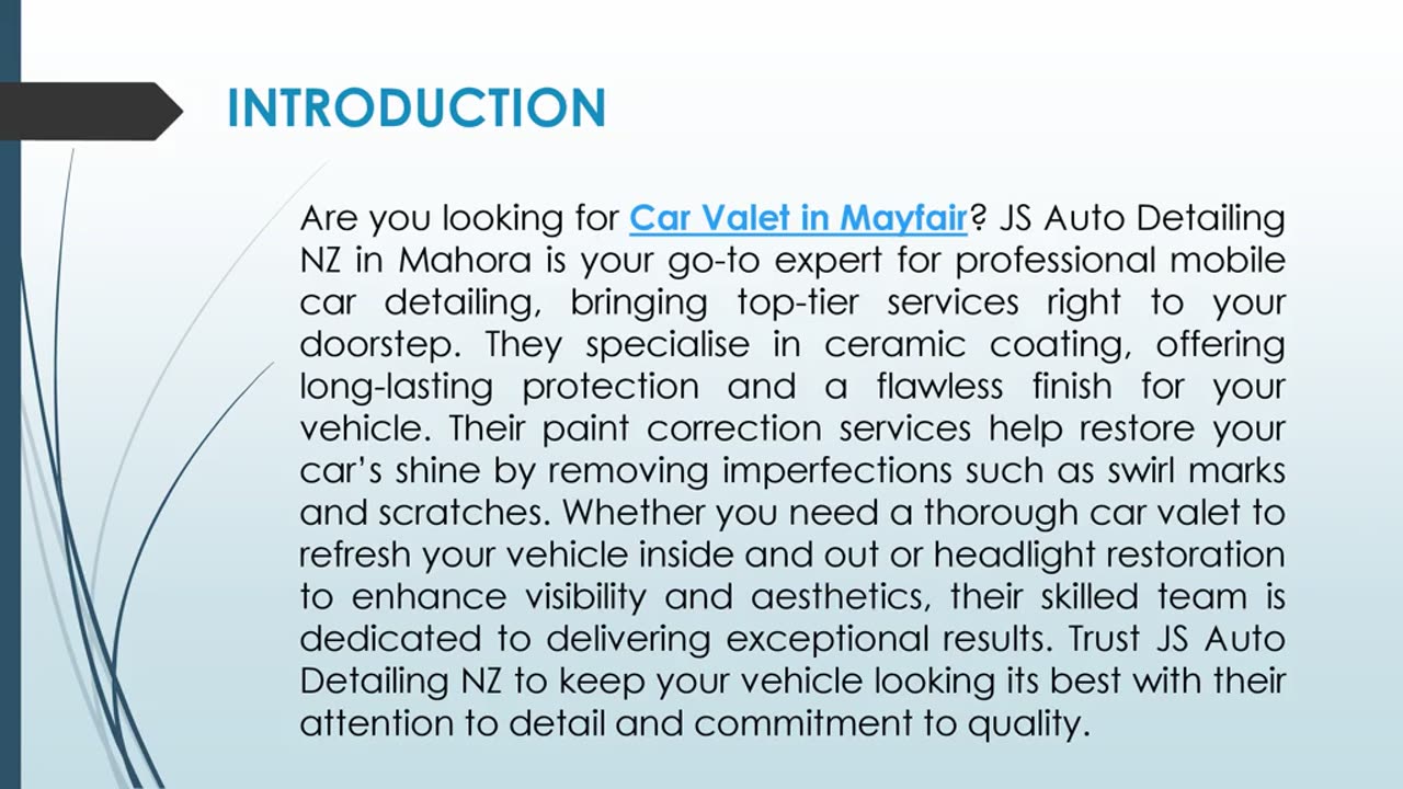 Are you looking for Car Valet in Mayfair?