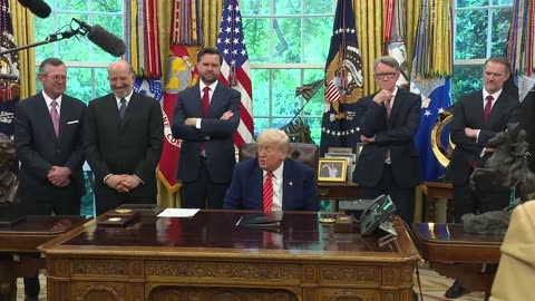President Trump Makes a Trade Announcement, May 8, 2025
