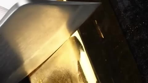 Cutting gold!