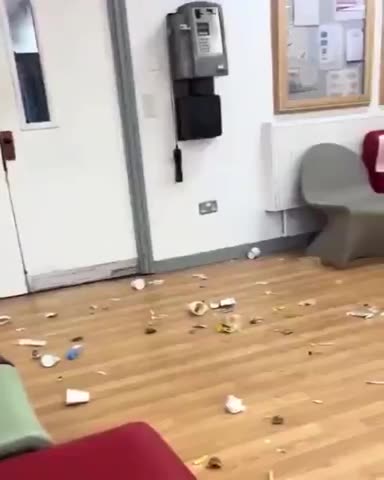 Migrant invaders are not satisfied with free healthcare in UK and so they trash a hospital