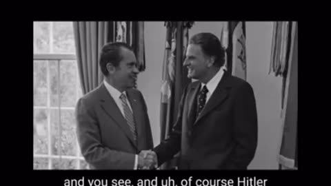 Richard Nixon and Billy Graham discuss the synagogue of Satan po