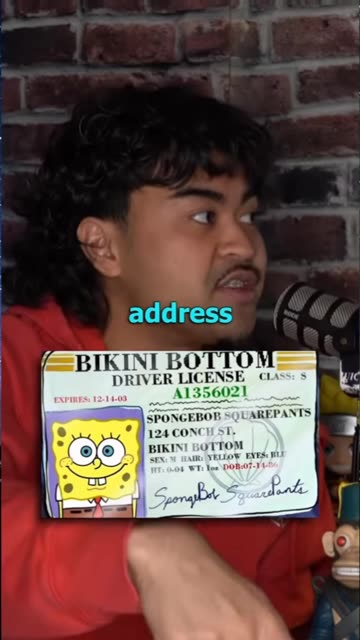 Sponge Bob created to entertain the children on Epstein island