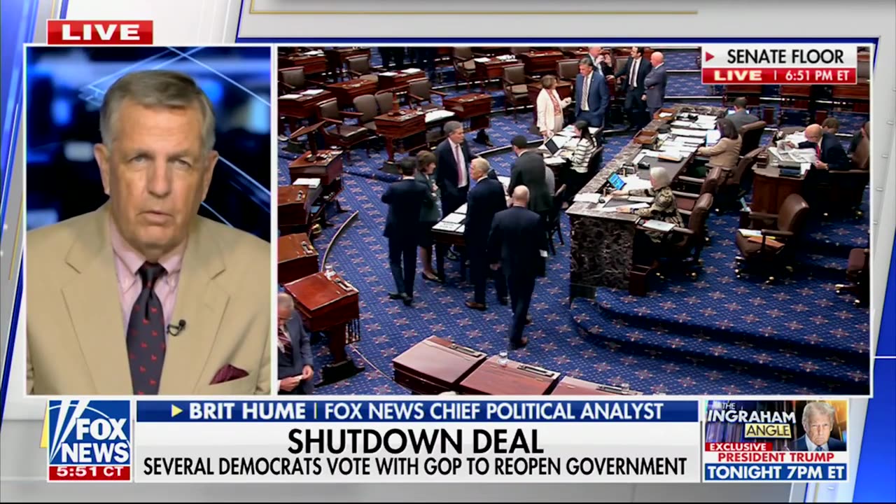 Brit Hume Explains Democrats Real Motive For Forcing Shutdown