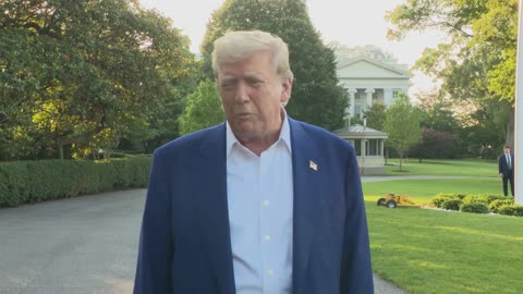 President Trump Gaggles with Press Before Departing the White House, June 24, 2025