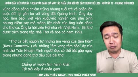 57 Viết một bài văn đánh giá phân tích văn bản làm nổi bật đặc trưng thể loại - chuyên đề Viết