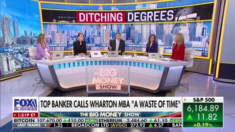 "WASTE OF TIME": The bank CEO modifies his Wharton MBA