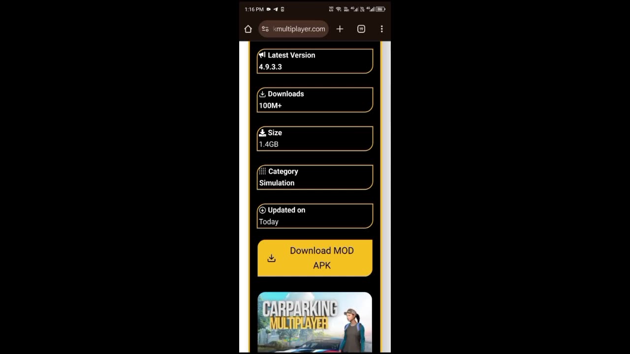 Car Parking Multiplayer Mod APK – Unlimited Money & Cars Download