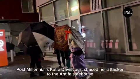 the first known video of the inside of the Antifa safehouse located FEET from ICE Portland