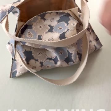 Simple Hand Bag👜✨ | DIY | Quick Sewing Tips No.339